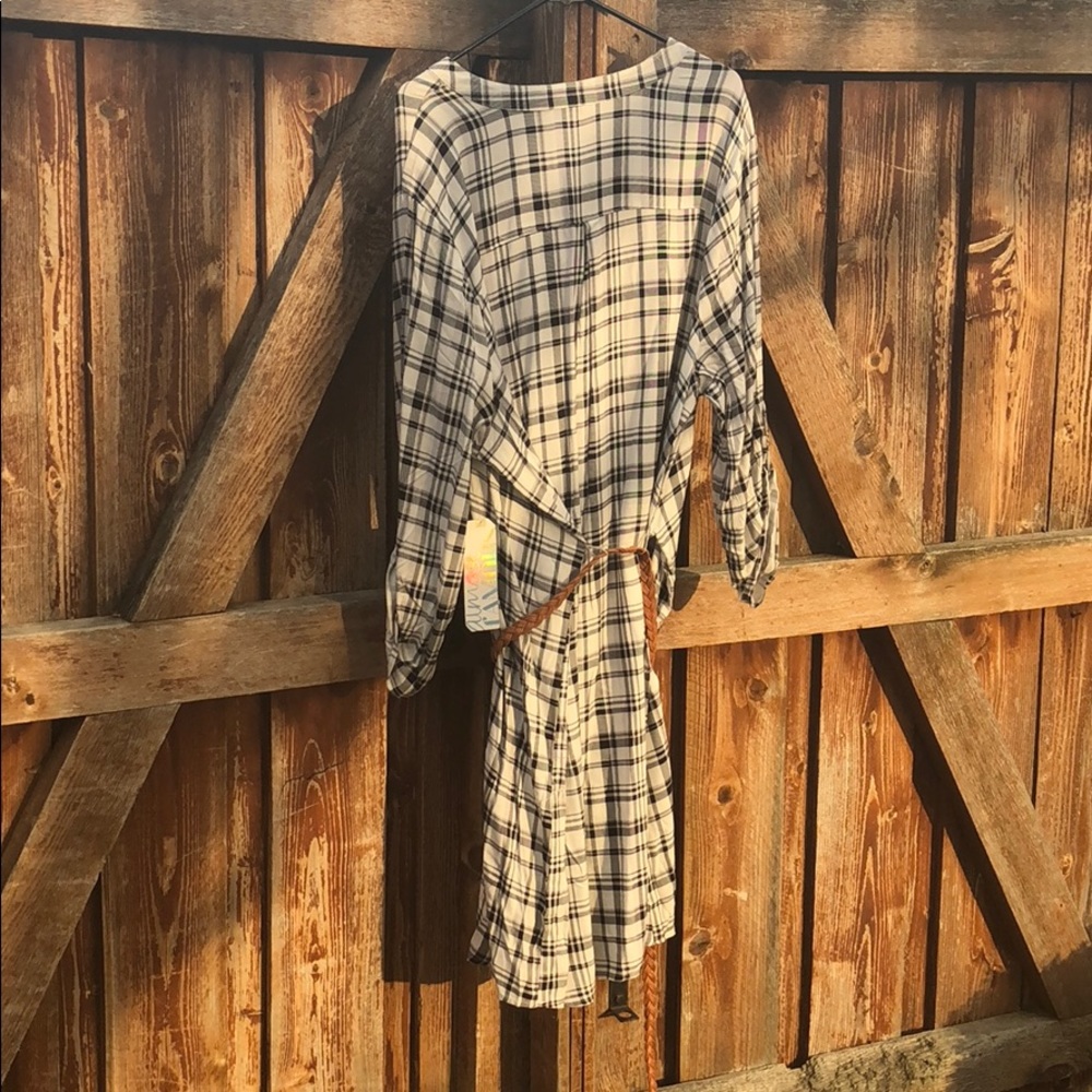 Almost famous plaid dress